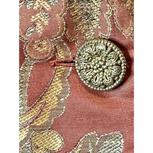 Connie Roberson Silk Floral Brocade‎ Blazer Jacket Women Lined Button USA Made - Picture 5 of 10